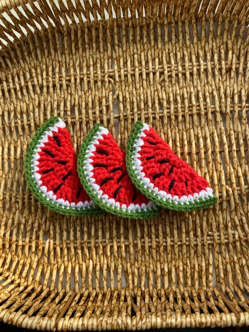 Wassermelonen Brosche Watermelon Brooch Karpuz Anstecknadel Bild 5