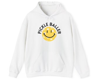 Pickleball Hoodie Sweatshirt, Pickleball Gift for Men Women, Pickleball Player Apparel, Pickleball Lover Present, Pickleball Clothing,