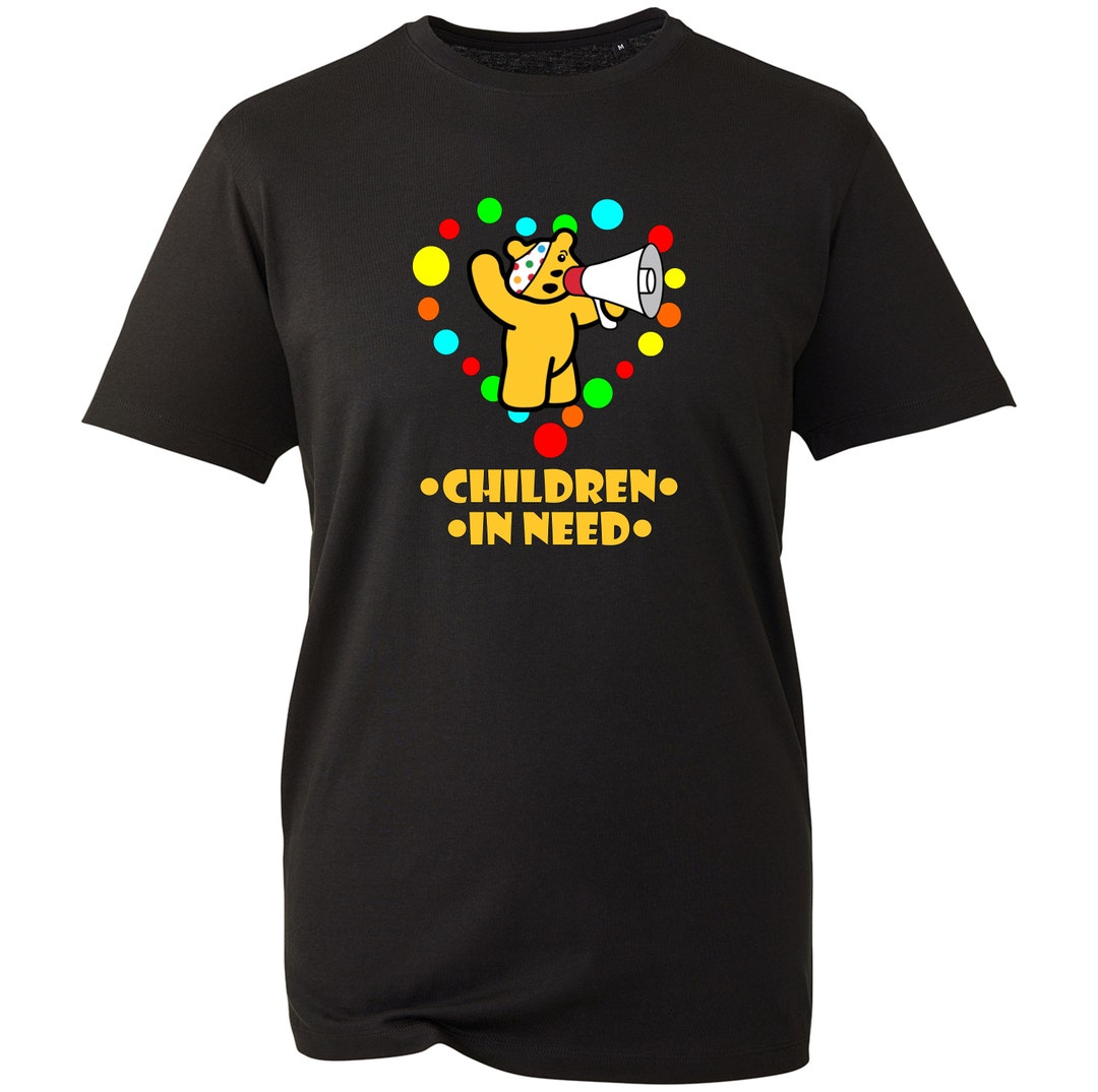 Children in Need 2023 Boys Girls Pudsey Bear T-shirt Spotty - Etsy