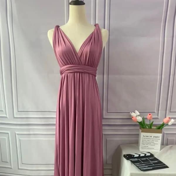 Mauve Maxi Dress - Etsy