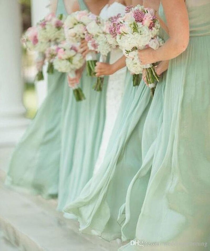Criss-Cross Multi Wear Convertible Bridesmaid Dresses Sage main image 1
