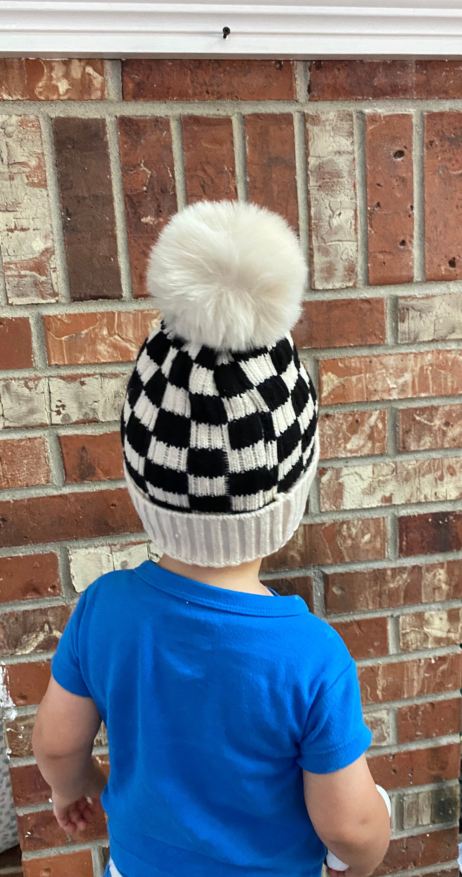 Stocking hat with ball on top sale