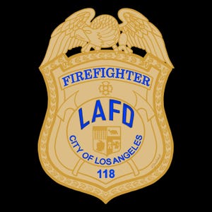 応援グッズ LAFD 80s FIRST DUE FIREHOUSE REPLICAS