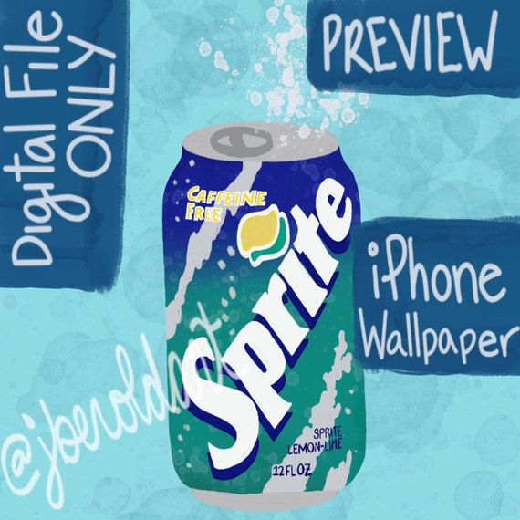 90 年代のビンテージ スプライト缶の壁紙 — iPhone - Etsy 日本