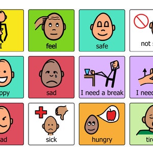 I feel communication board