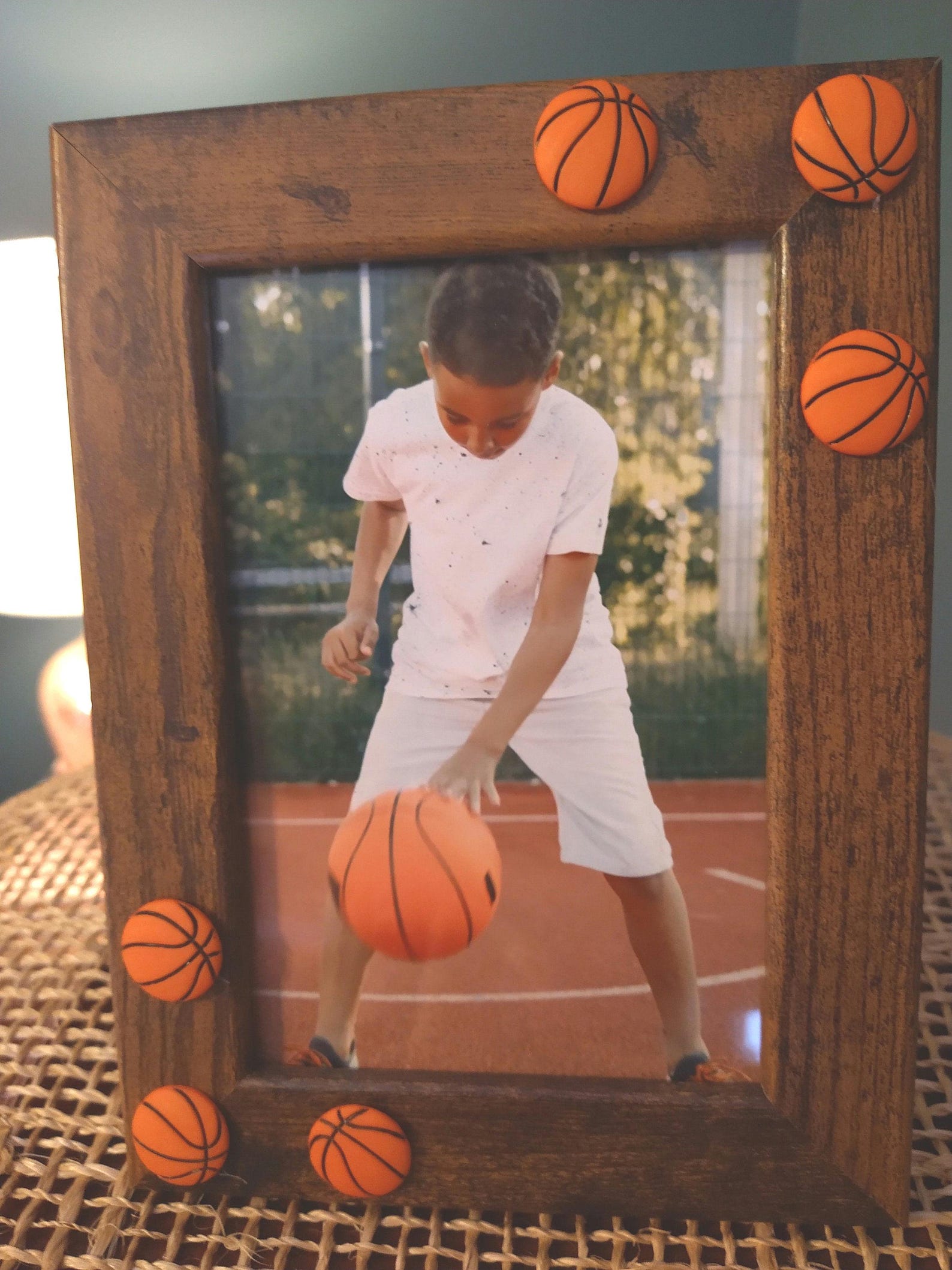 Basketball Fun 4x6 Photo Frame - Etsy