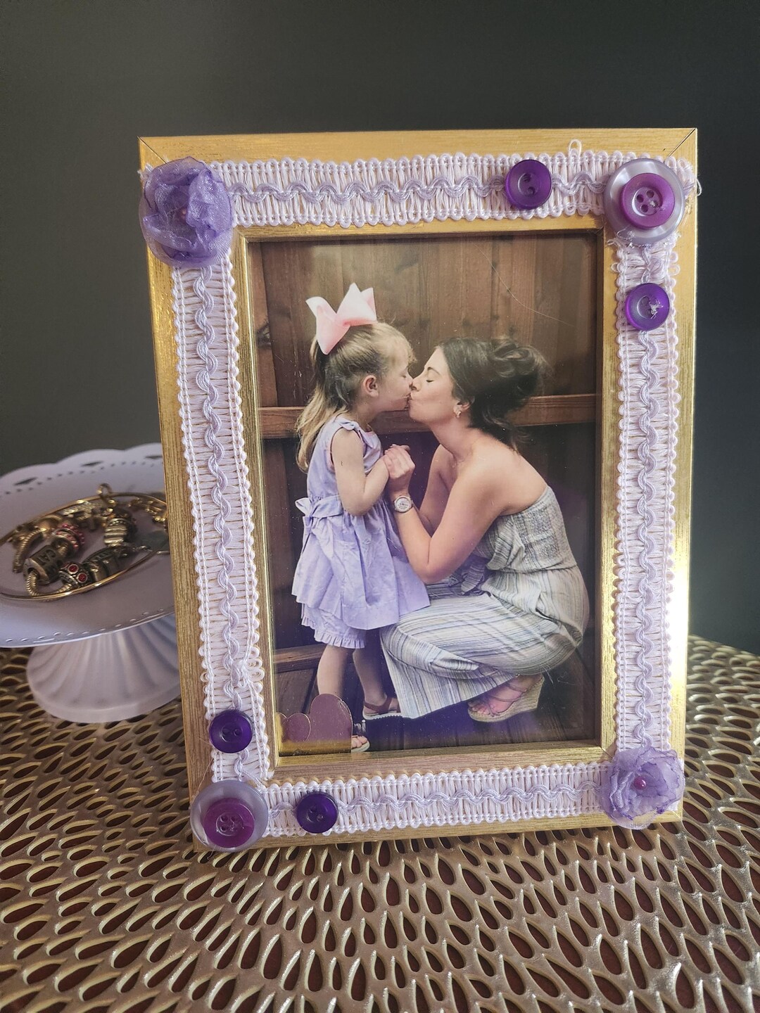 Prettu Frame Pretty in Purple 4x6 Photo Frame - Etsy