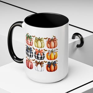 Herbst Kürbis Gewürz Kaffeebecher, Kürbis Becher, Kürbis Dekor, Herbst Dekor, niedliches Geschenk für Kaffee-Liebhaber, Halloween-Geschenk für ihren Bauernhaus-Stil
