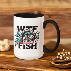 Fishing themed Coffee Mug, Funny Coffee Cup, Gift for Fisherman, Outdoor Lover Gift For Dad, Unique Fishing Gift For Him, Humorous Mug