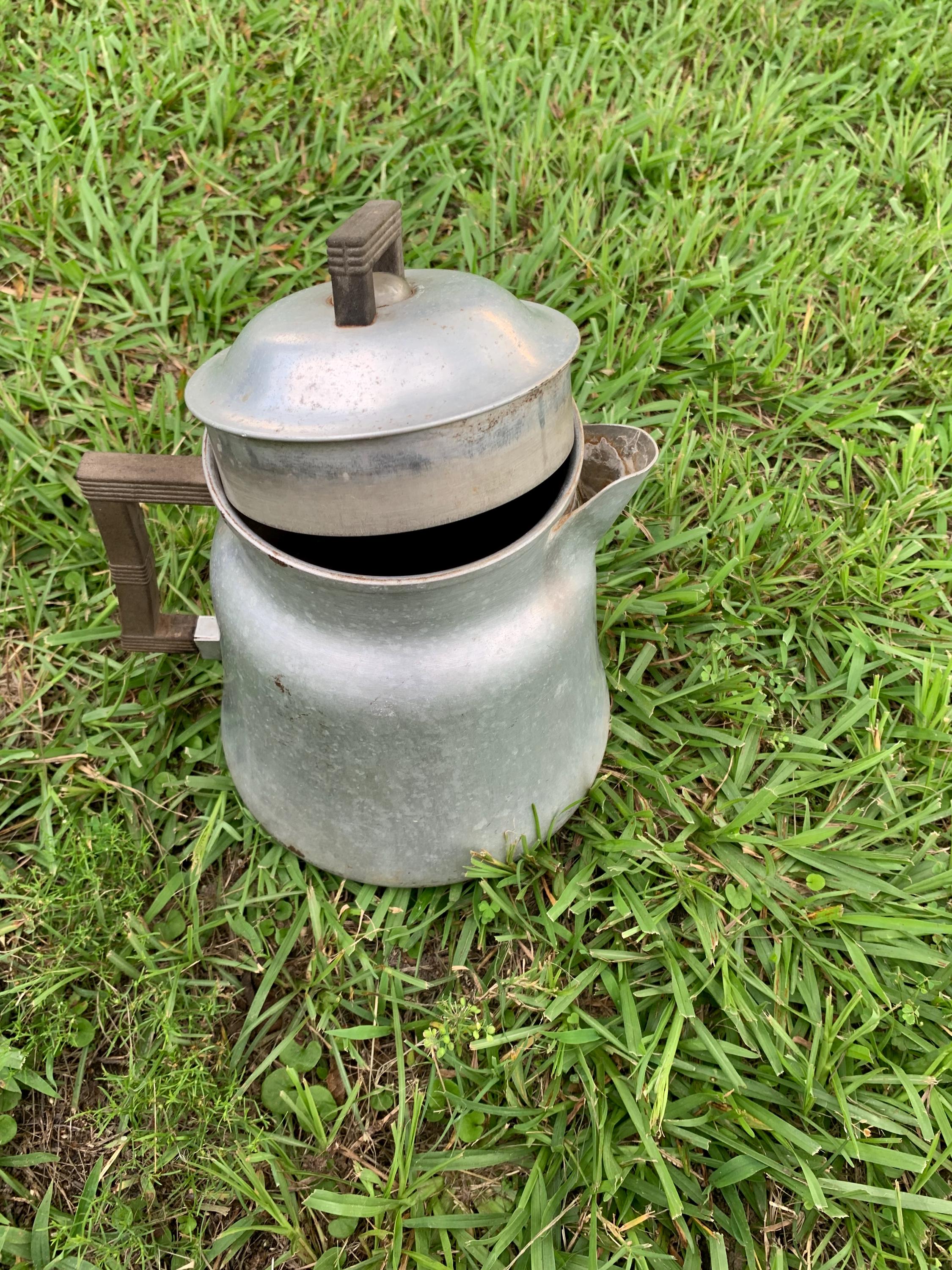 Vintage Wear-ever Large Stovetop Coffee Pot Percolator No. 3016