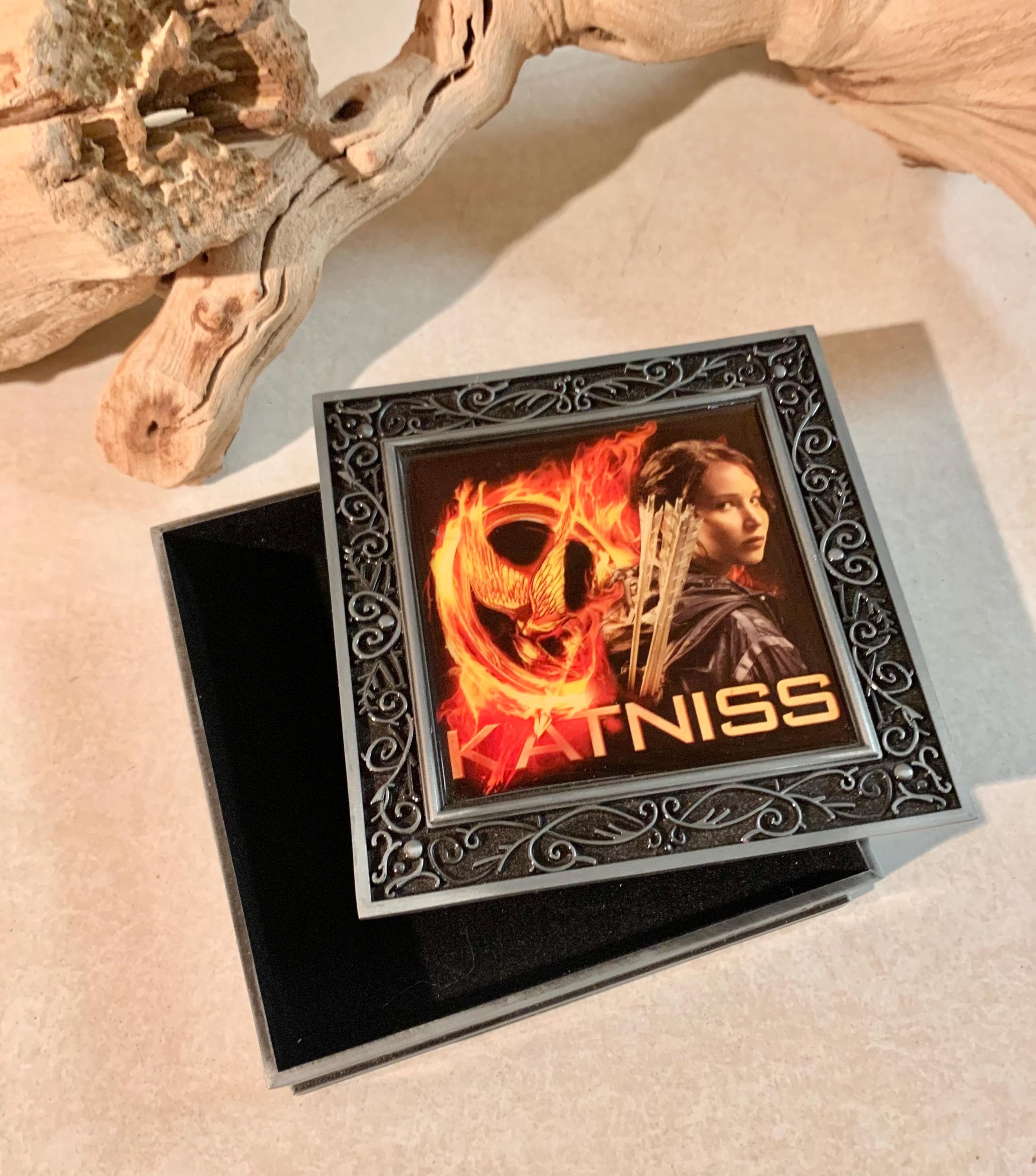 Collectible Ornate Metal “the Hunger Games” Katniss Everdeen Lined