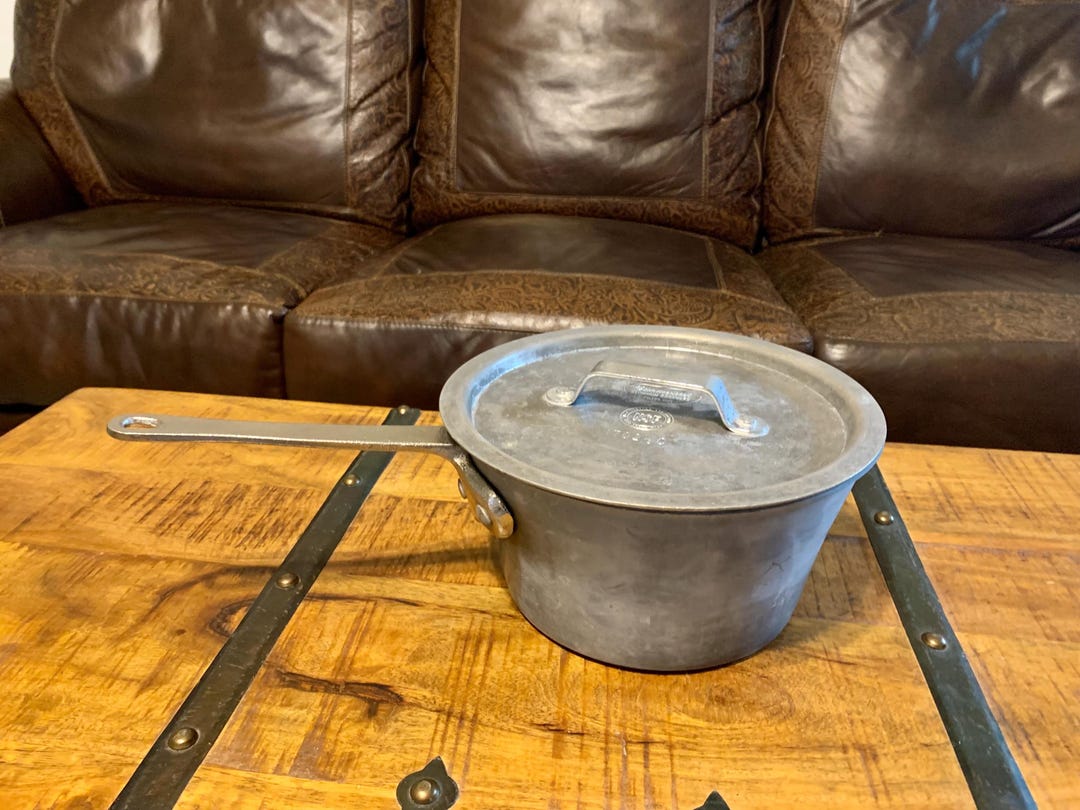 Vintage Calphalon Commercial Aluminum 2 3/4” Quart Saucepan Cookware ...
