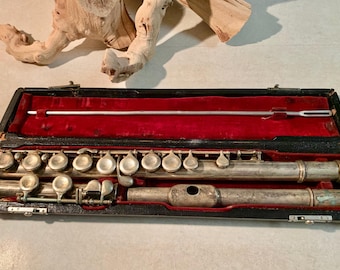 Vintage Noblet Paris Concert Flute C-foot Plateau French Arms - Etsy