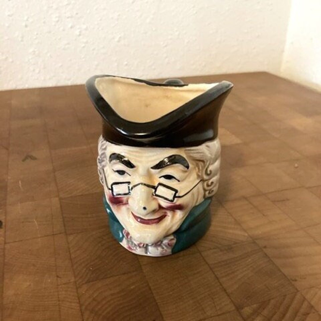 Toby Mug of Historical Figure Benjamin Franklin Ceramic Mug Etsy