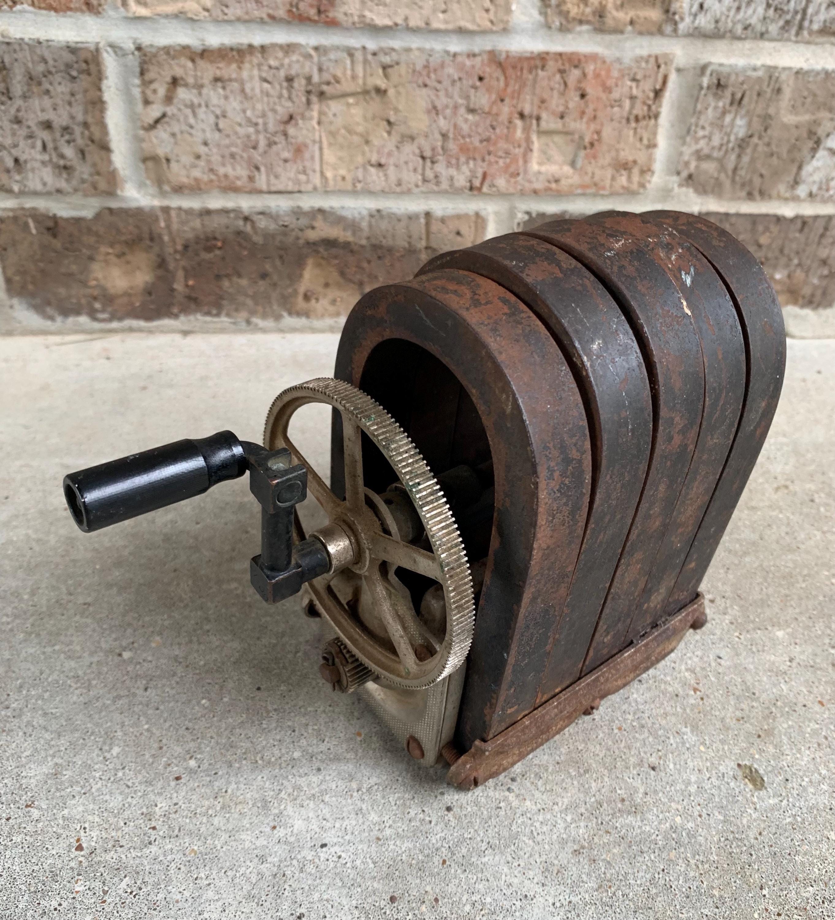 Antique Hand Crank 5 Bar Magneto Western Electric Telephone