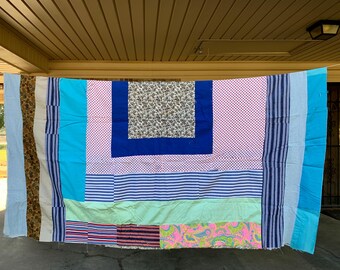 Quilt Makers, Quilt Top of Various Patterns/Shapes/Sizes/Colors/Designs, Quilting Top Ready for Backing.  Bin QT48