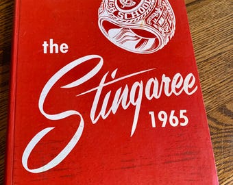 The Stingaree 1965 Vol. XVIII Yearbook of Victoria High School, Victoria, Texas.  Bin 80AT