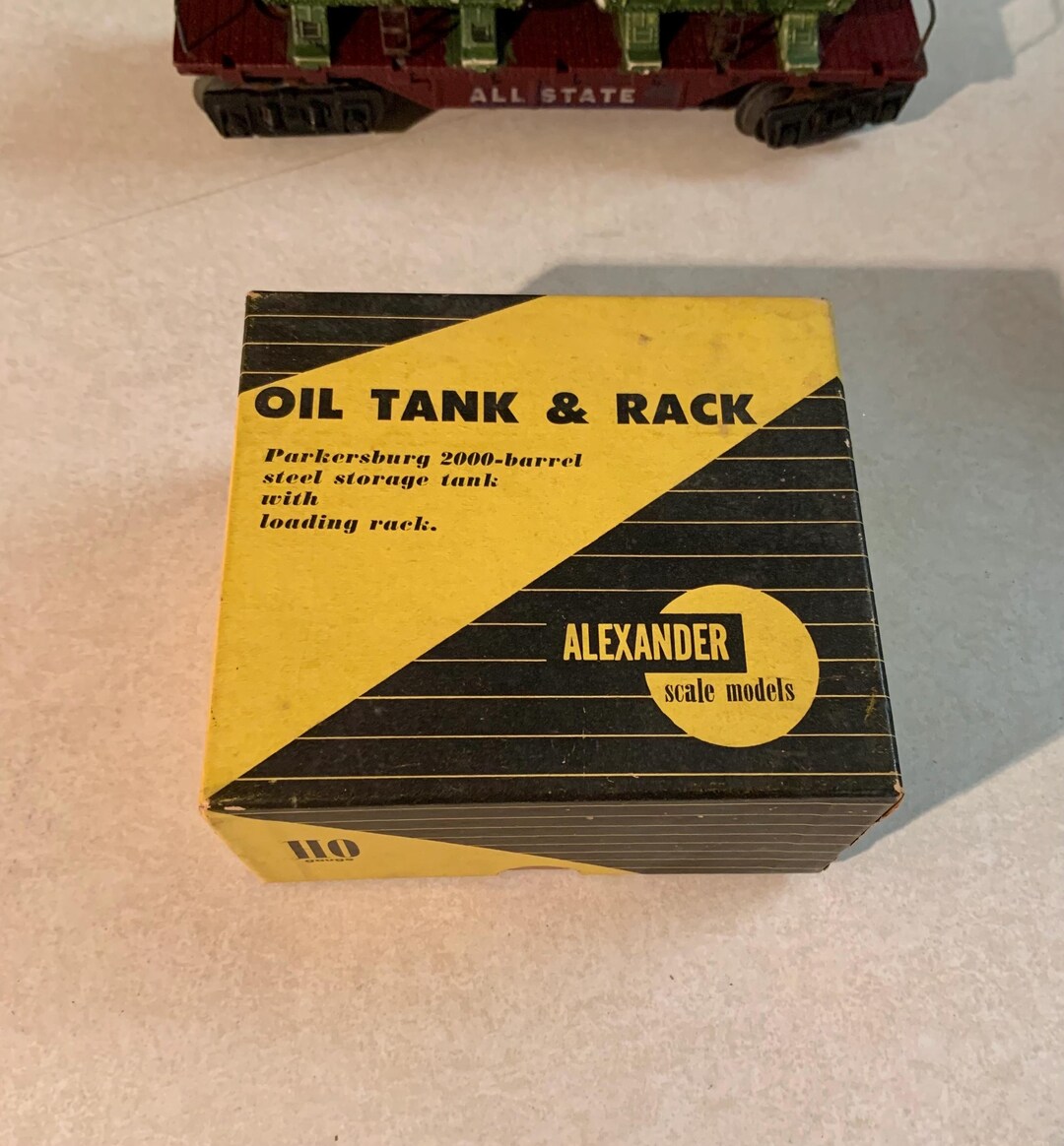 Vintage Alexander Scale Models No RS-443 Train Oil Tank & Rack With ...