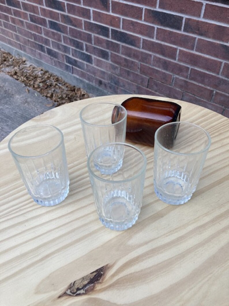 Vintage Old Garrett Snuff Glasses and Amber Snuff Jar Etsy