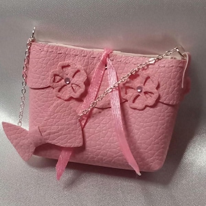 Rosa Handtasche für 1:6/30 cm Puppen, Barbie