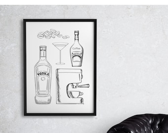 Espresso Martini Poster Digital Download Printable