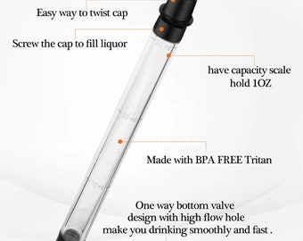 Beach Party Shot Straw