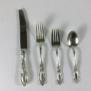 Vintage Towle King Richard Sterling Luncheon Set mit französischem Messer