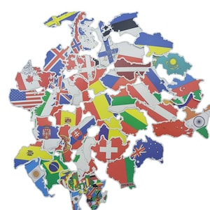 2 pièces autocollants drapeau de pays votre nationalité tous les pays voyage du monde globe cartes forme vinyle découpé autocollants imperméables vacances tasses pour ordinateur portable