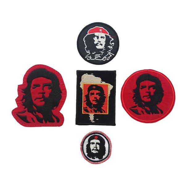 Che Guevara Patches Cuba Marxist Communism Revolutionary Rebel Guerrilla Socialism Iron Sew On Embroidered for Jacket Hat Tactical Clothing