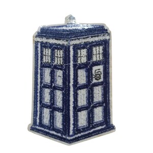 Tardis Police Box Blue Phone Booth Doctor Who Time Machine Retro TV ...