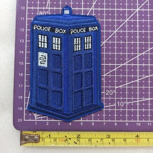 Tardis Police Box Blue Phone Booth Doctor Who Time Machine Retro TV ...