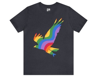 Osprey Pride Unisex Jersey Short Sleeve Tee, Gift for Ospreys, Florida, Gay Pride Gift