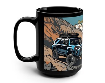 Toyota 4Runner, Mountain Trail, Coffee Tea Mug, large 15oz, Protect Our Wilderness