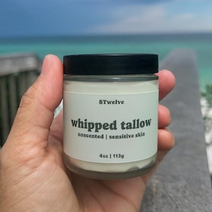 Whipped Tallow Body Butter | Natural Grass Fed Moisturizer