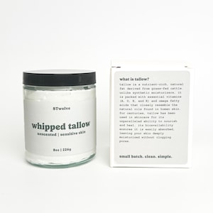 Whipped Tallow Moisturizer | Grass Fed Face & Body Cream
