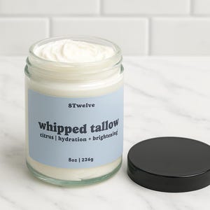 Whipped Grass-Fed Tallow Moisturizer | Natural Face & Body Cream