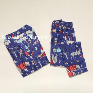 Hand Block Print Cotton Pajama Set: Jaipuri Floral Loungewear
