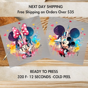 Disney Trip DTF Transfer, Minnie Mickey Dtf, Disney Image Transfer, Disney Dtf Transfers, Disney Gang Sheet