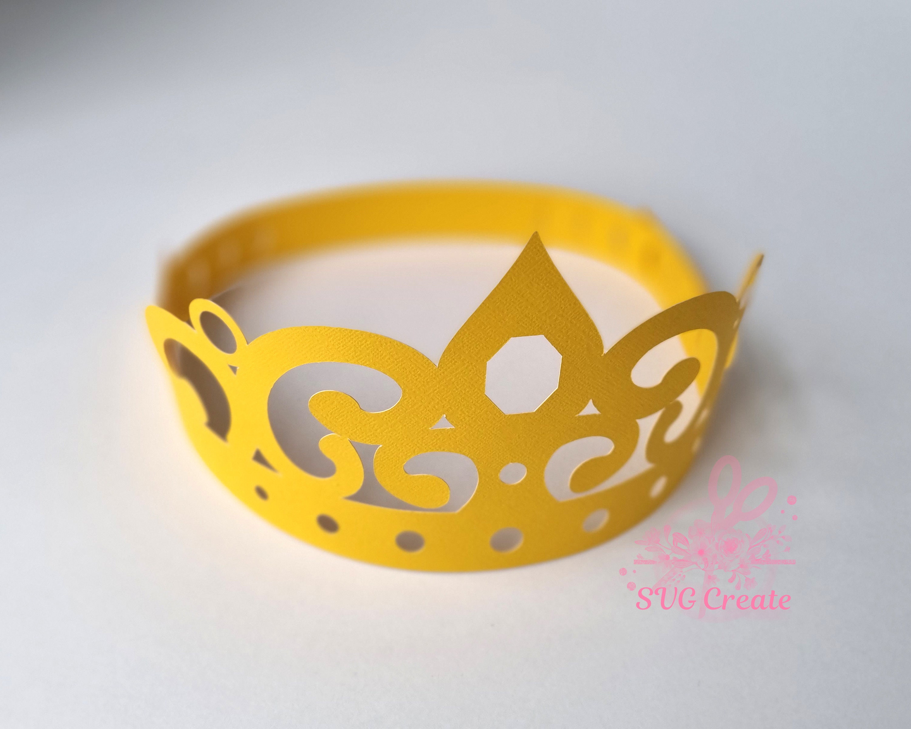 Paper Crown Svg Tiara Svg Queen Crown Svg King Crown Pdf - Etsy