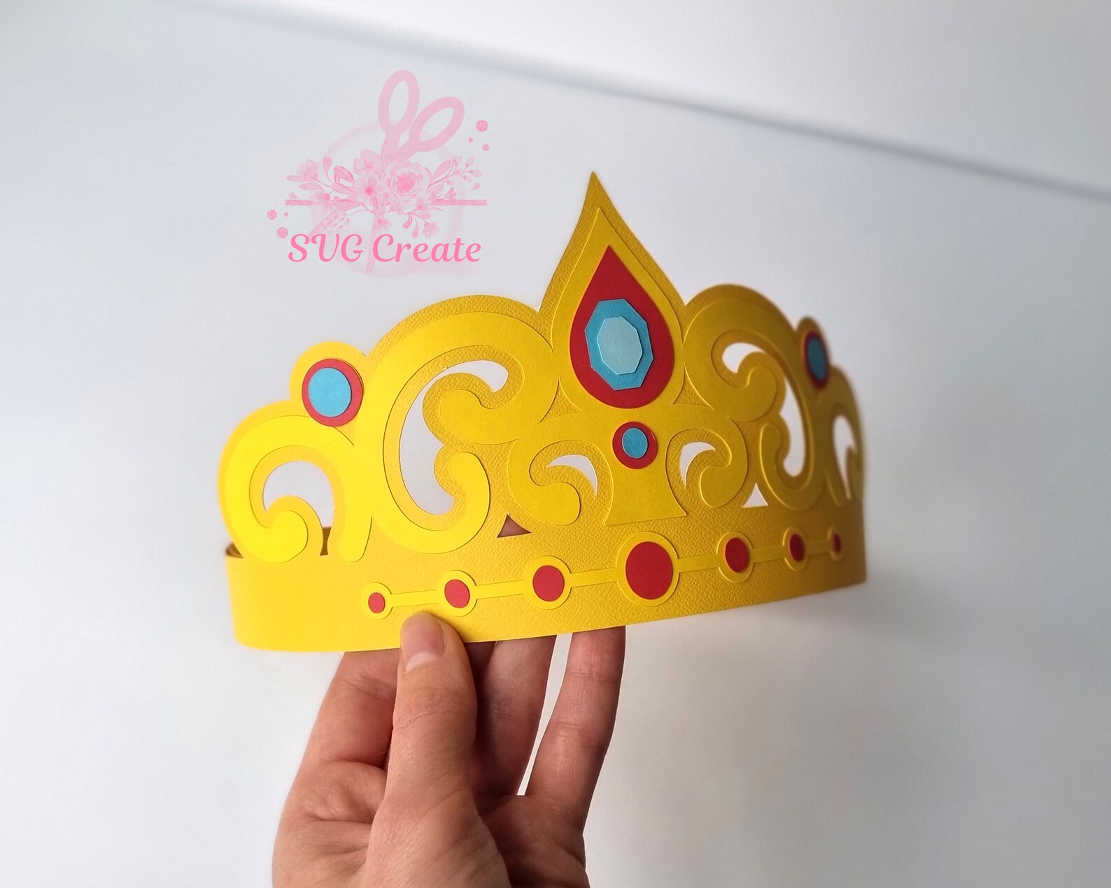 Paper Crown Svg Tiara Svg Queen Crown Svg King Crown Pdf - Etsy