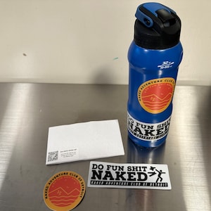 Naked Adventure Club of Detroit stickers (one set)