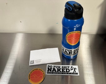 Naked Adventure Club of Detroit stickers (one set)