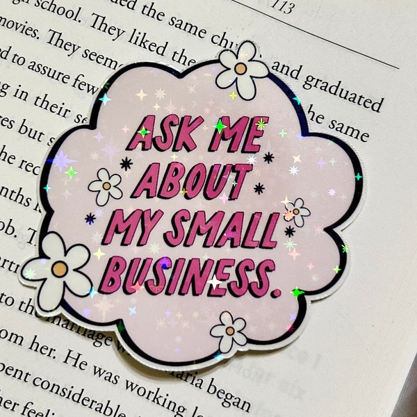 Small Business Sticker | Waterproof Sticker |  Laptop Decal |Water bottle Decal | Laptop Sticker | Kindle Sticker | Trendy Groovy Sticker