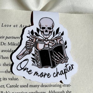 Skeleton Bookmark | Magnetic Bookmark | Gifts For Readers | Reader Gifts | Bookish Gifts | Page Marker | Page Saver | Book Worm | Book Gifts