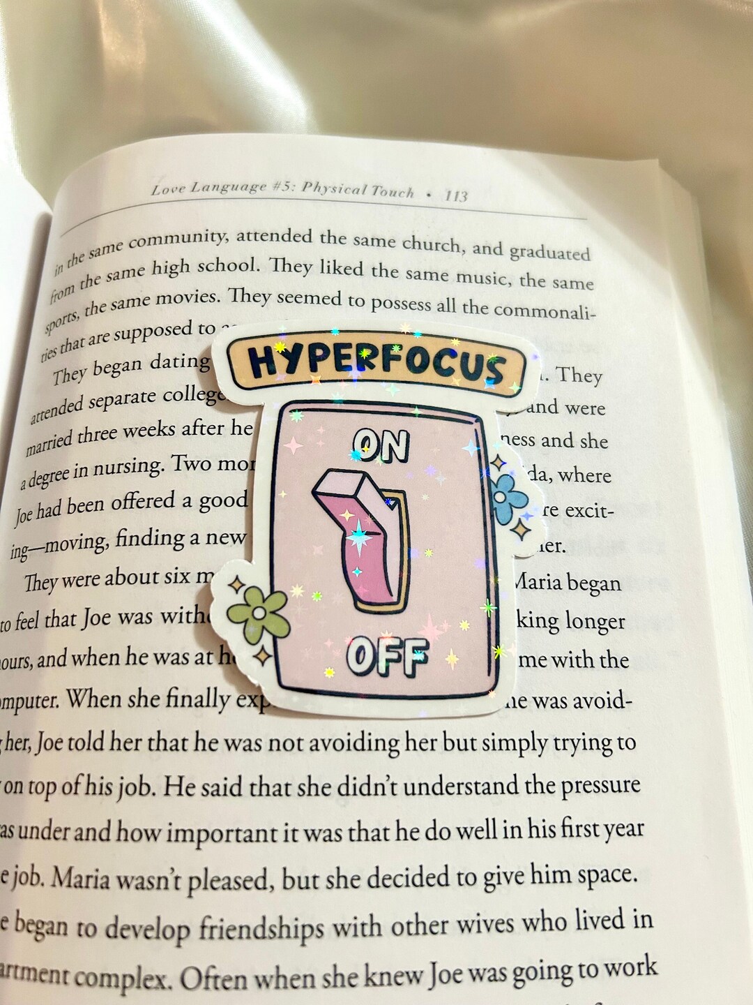 Hyperfocus Switch Sticker | Waterproof Sticker |  Laptop Decal |Water bottle Decal | Laptop Sticker | Kindle Sticker | Trendy Groovy Sticker