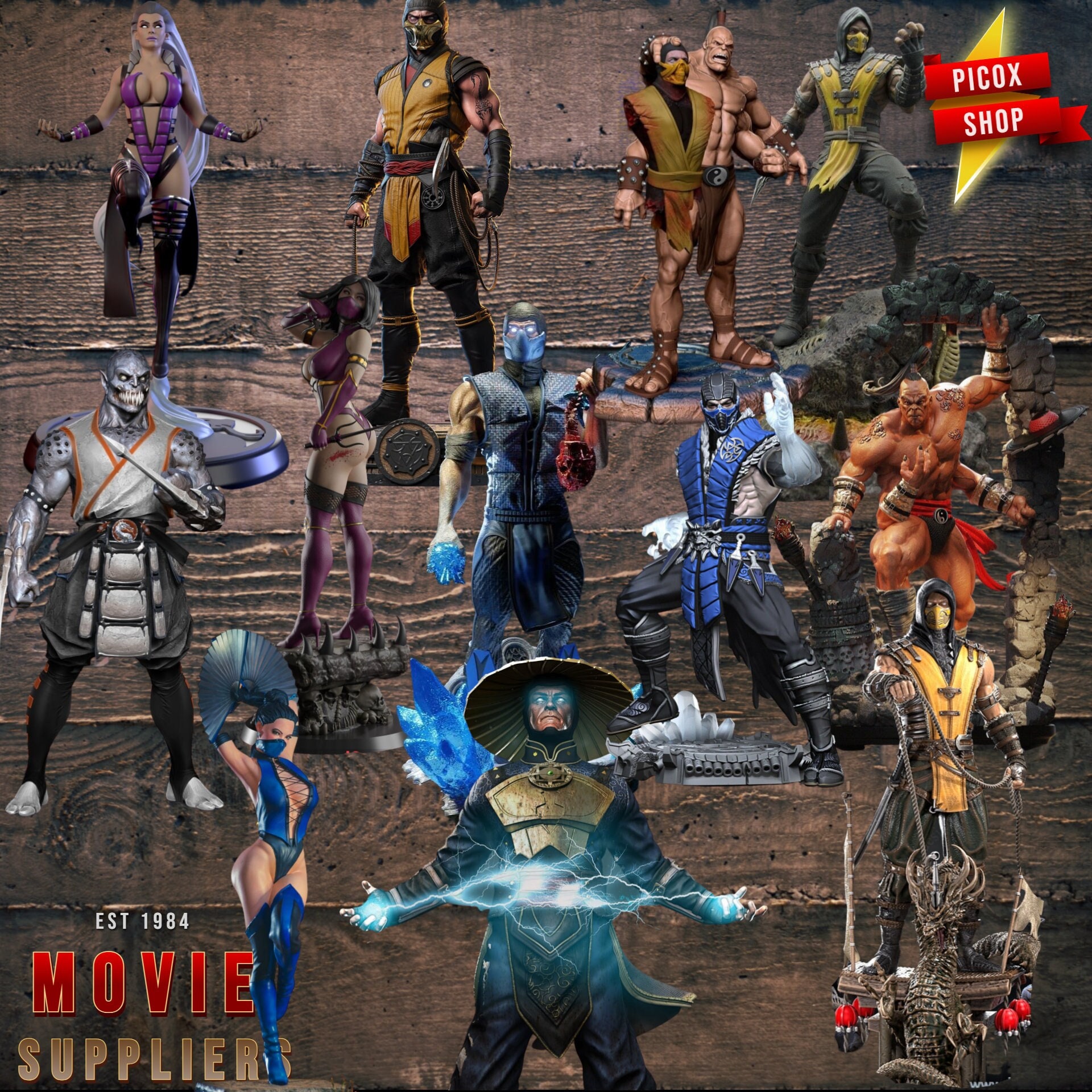 Mortal Kombat IX Baraka Deluxe Adult Latex Mask