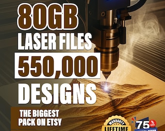 3D Laser Files Designs, Lightburn , Xtool Files (Digital Download)