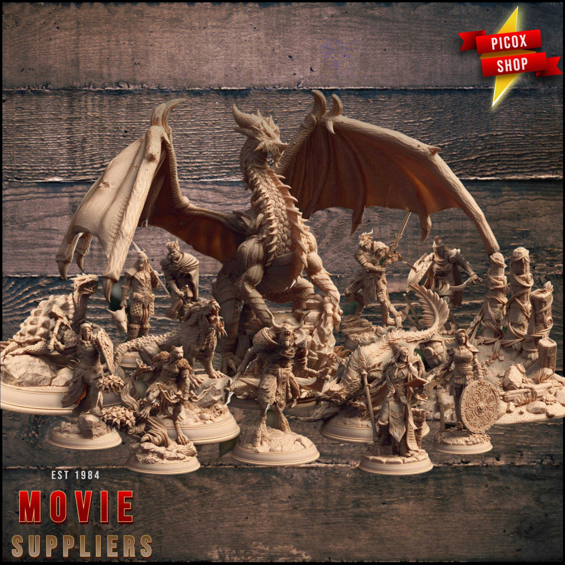 Pack DND MINIATURES archivos stl para impresión 3D, Miniaturas ...