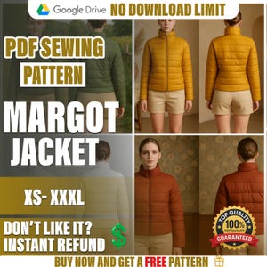 PDF Corset Sewing Pattern  | XS–XXXL | Beginner Sewing Pattern | a4-a0 pattern | Women Jacket Pattern | Coat Sewing Pattern Pattern