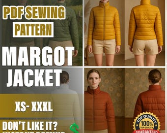 PDF Corset Sewing Pattern  | XS–XXXL | Beginner Sewing Pattern | a4-a0 pattern | Women Jacket Pattern | Coat Sewing Pattern Pattern